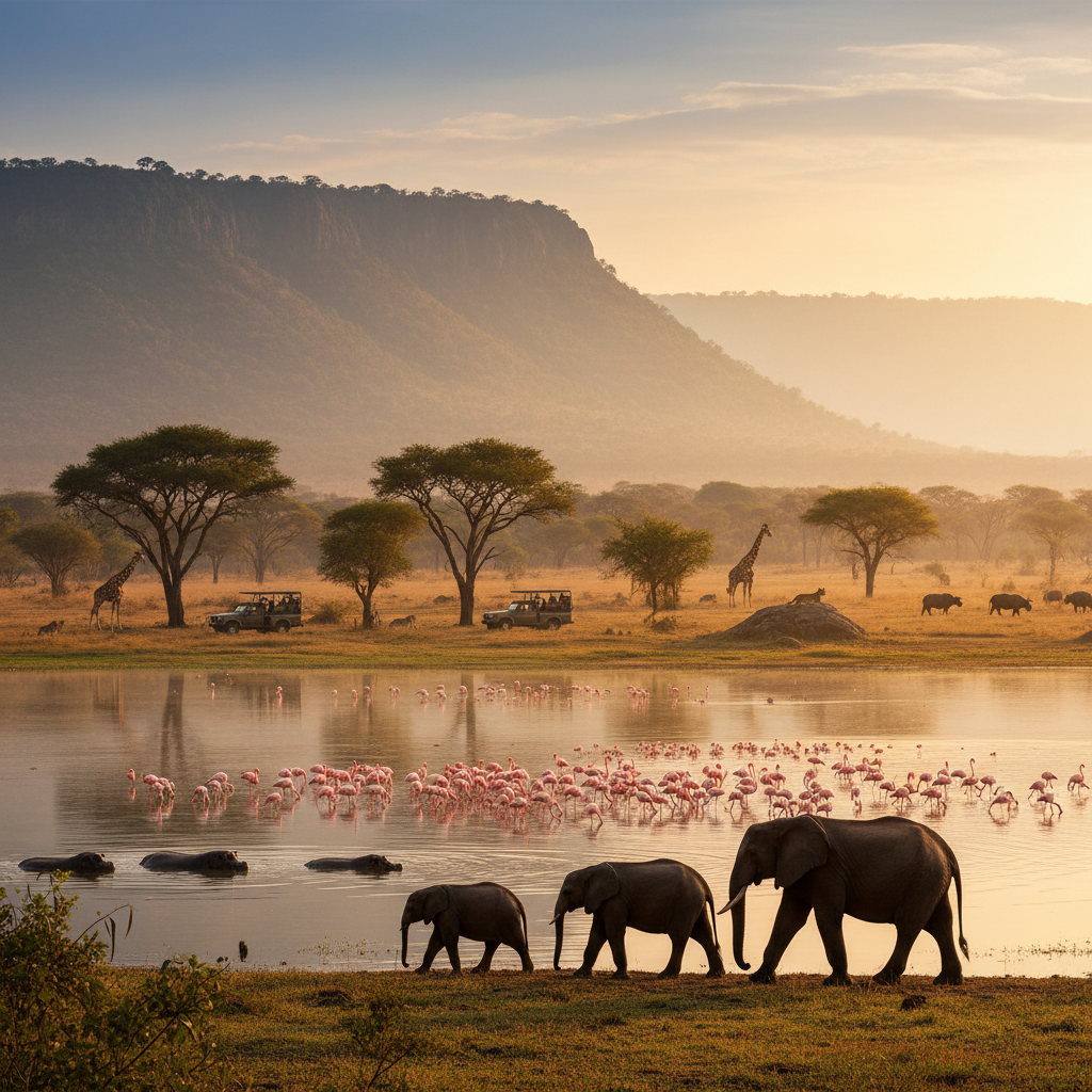 Que voir dans le parc national du lac manyara lors d’un voyage en tanzanie